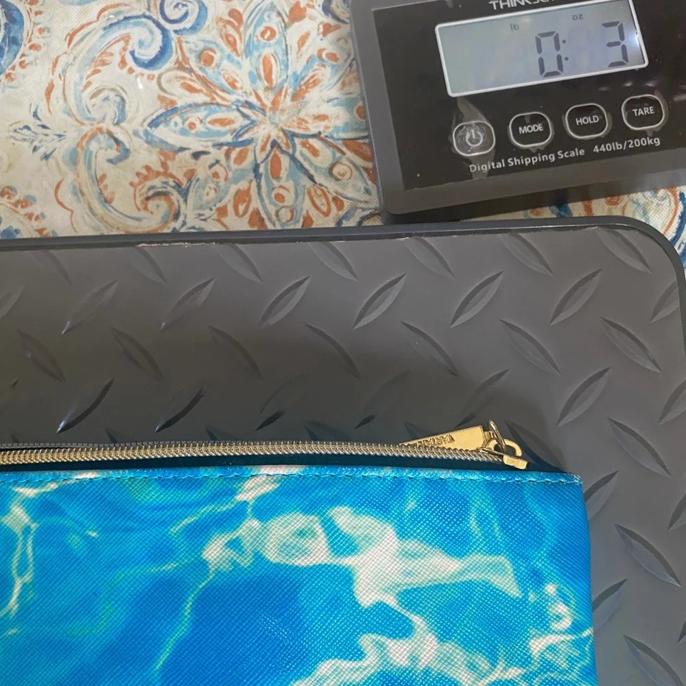 Tartan + Twine Mermaids Have More Fun Makeup‎ Bag Blue Water Print Pouch